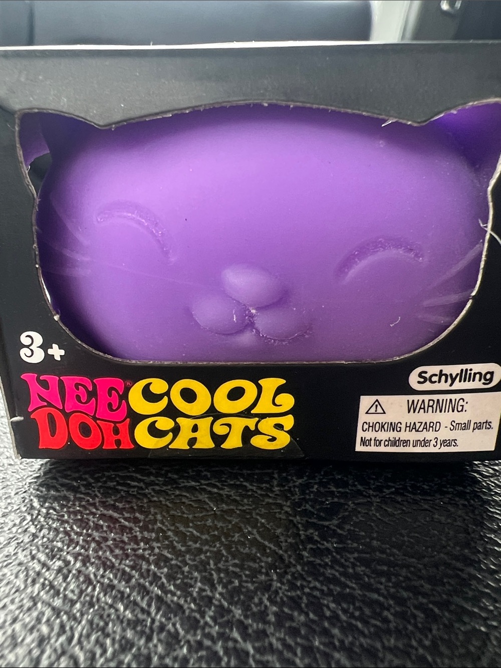 NeeDoh Cats Purple Squeeze Toy